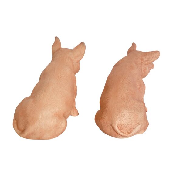 Royal Crown Porcelain Pig Figurines Set Of 2 Collectible Decorative Pieces - Picture 3 of 14